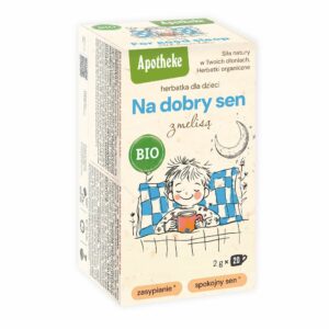 HERBATKA DLA DZIECI NA SEN Z MELISĄ BIO (20 x 2 g) 40 g - APOTHEKE