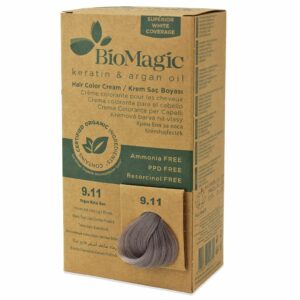 FARBA DO WŁOSÓW INTENSYWNY POPIELATY BARDZO JASNY BLOND (9.11) 250 g - BIOMAGIC