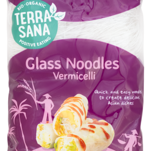 MAKARON (Z GROCHU) SZKLANY VERMICELLI BEZGLUTENOWY BIO 200 g - TERRASANA