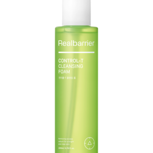 PIANKA KOREAŃSKA DO TWARZY CONTROL-T OCZYSZCZAJĄCA REGULUJĄCA WYDZIELANIE SEBUM 200 ml - REAL BARRIER