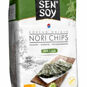 CHIPSY NORI WASABI BEZGLUTENOWE 4,5 g - SEN SOY