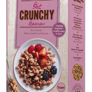 CRUNCHY Z OWOCAMI LEŚNYMI BIO 375 g - VERIVAL