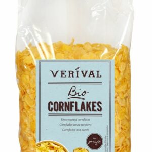 PŁATKI KUKURYDZIANE BEZ DODATKU CUKRÓW BEZGLUTENOWE BIO 500 g - VERIVAL