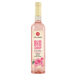 SYROP O SMAKU RÓŻANYM BIO 500 ml - HOLLINGER