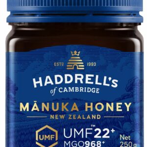 MIÓD MANUKA MGO 968+ UMF 22+ 250 g - HADDRELL'S OF CAMBRIDGE