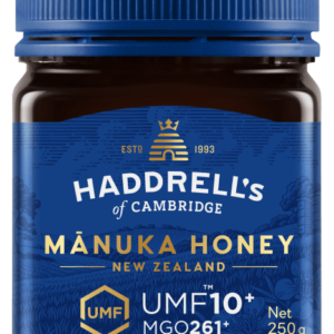 MIÓD MANUKA MGO 261+ UMF 10+ 250 g - HADDRELL'S OF CAMBRIDGE