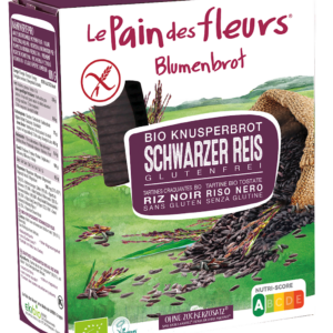 PIECZYWO CHRUPKIE CZARNY RYŻ BEZGLUTENOWE BIO 150 g - LE PAIN DES FLEURS