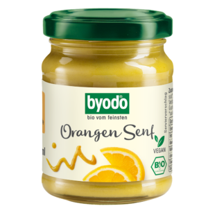 SOS MUSZTARDOWO - POMARAŃCZOWY BEZGLUTENOWY BIO 125 ml - BYODO