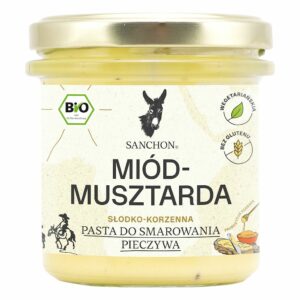 PASTA KANAPKOWA MIÓD - MUSZTARDA BEZGLUTENOWA BIO 135 g - SANCHON