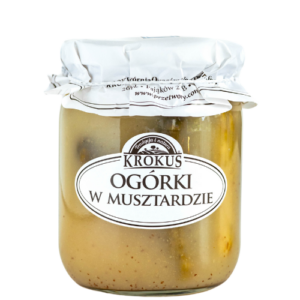 OGÓRKI KONSERWOWE W MUSZTARDZIE 500 g (250 g) - KROKUS