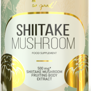 GRZYBY SHIITAKE EKSTRAKT (500 mg) 60 KAPSUŁEK - SO GOOD!