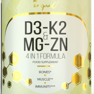 WITAMINA K2 + D3 + MAGNEZ + CYNK 60 KAPSUŁEK - SO GOOD!